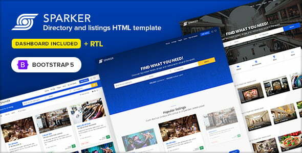 Sparker - Directory and Listings Template