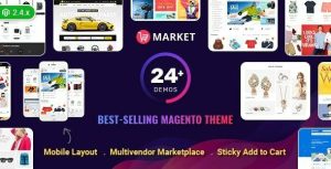 Market - Multistore Responsive Magento Theme with Mobile-Specific Layout (24 HomePages)